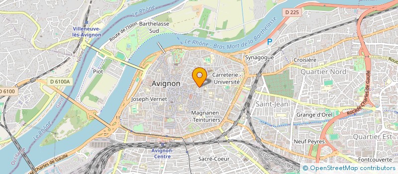 localisation de l'entreprise AZUR INTERIM à AVIGNON