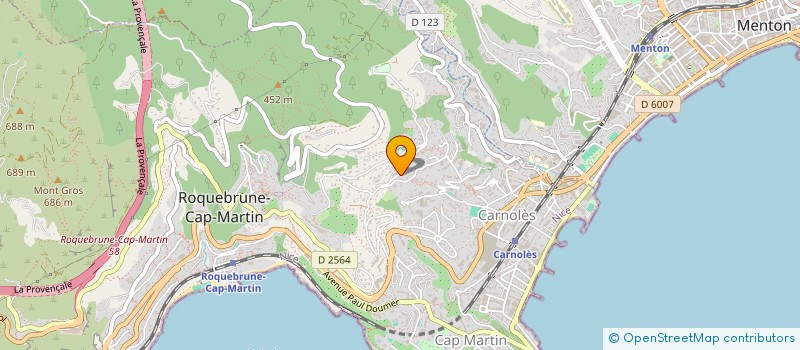 localisation de l'entreprise AZUR INTERMEDIATION à ROQUEBRUNE-CAP-MARTIN