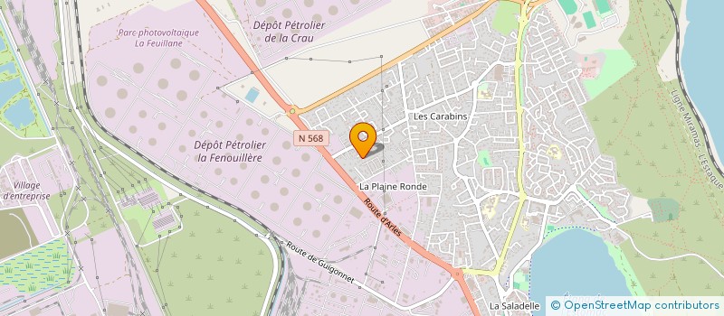 localisation de l'entreprise AZUR INVEST à FOS-SUR-MER