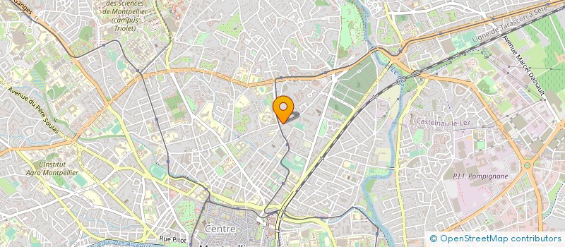 localisation de l'entreprise AZUR INVESTISSEMENTS à MONTPELLIER