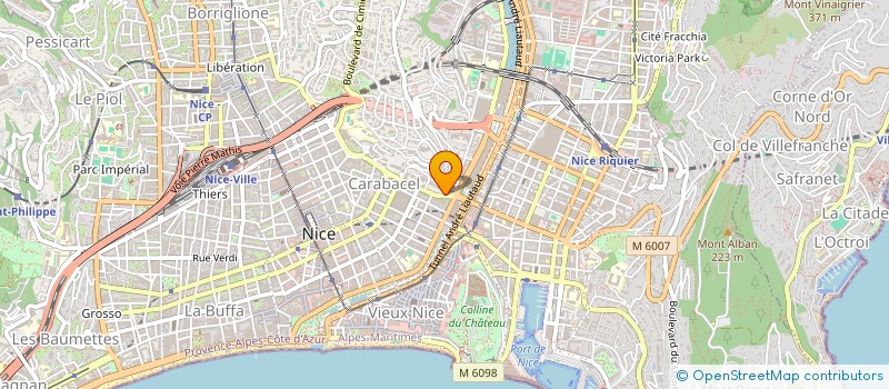 localisation de l'entreprise AZUR INVESTMENTS RN  NICE