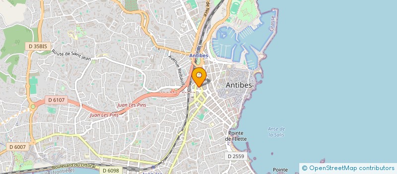 localisation de l'entreprise AZUR JED BTP  ANTIBES