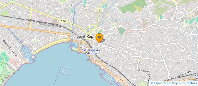 localisation de l'entreprise AZUR JURIS à SAINT-RAPHAEL