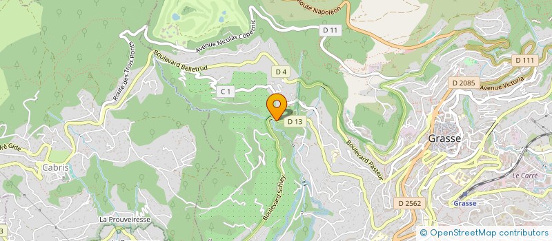 localisation de l'entreprise AZUR LA LINEA SERVICES à GRASSE