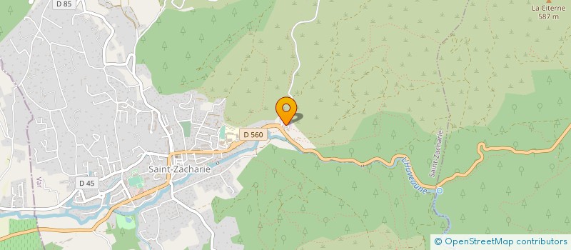 localisation de l'entreprise AZUR LAQUAGE  SAINT-ZACHARIE