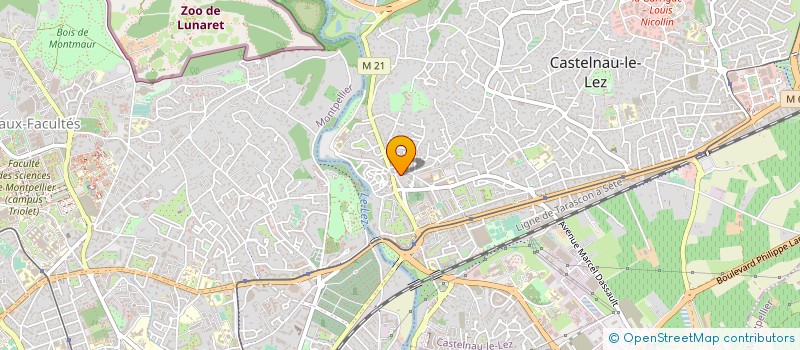 localisation de l'entreprise AZUR LINE  CASTELNAU-LE-LEZ