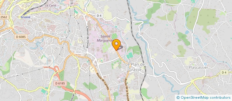 localisation de l'entreprise AZUR LINGE SERVICE à GRASSE