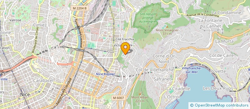 localisation de l'entreprise AZUR LOC INVEST à NICE