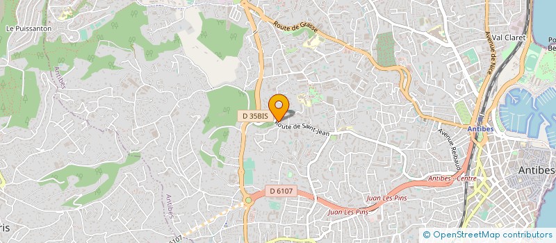 localisation de l'entreprise AZUR LOCATION  ANTIBES