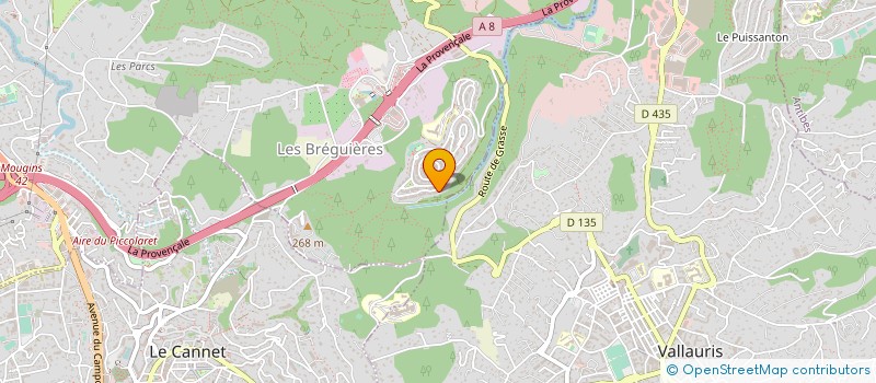 localisation de l'entreprise AZUR LOCATION EVENEMENTIEL  MOUGINS