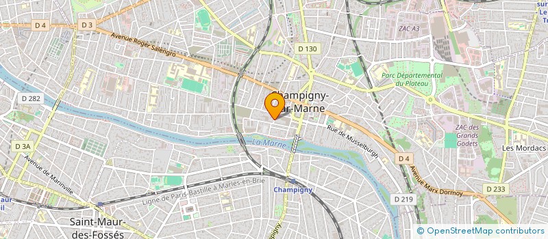 localisation de l'entreprise AZUR LOCATIONS  CHAMPIGNY-SUR-MARNE