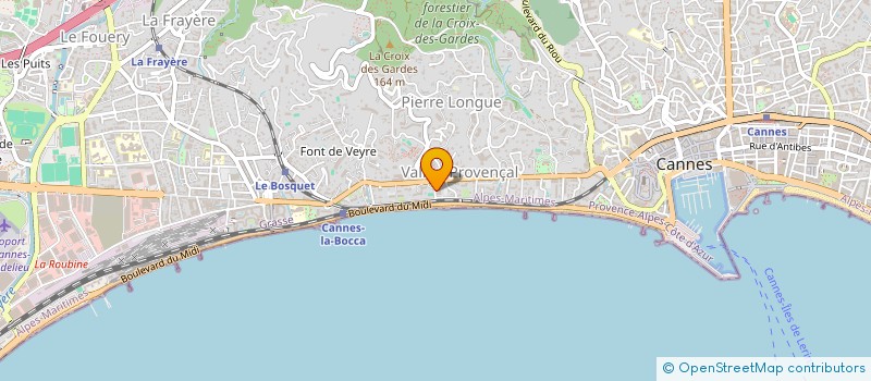 localisation de l'entreprise AZUR LOISIR  CANNES