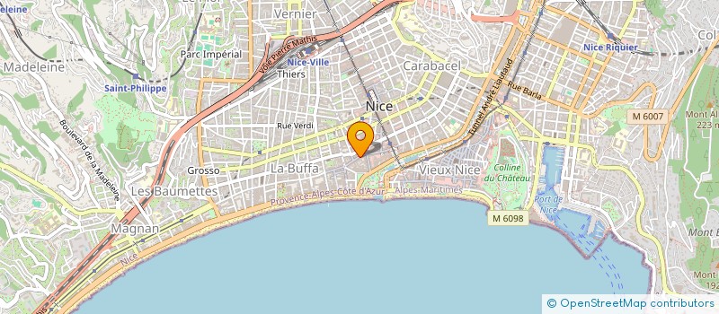 localisation de l'entreprise AZUR LOISIRS à NICE