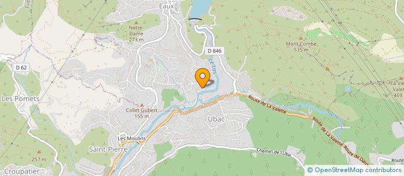 localisation de l'entreprise AZUR MACONNERIE  LE REVEST-LES-EAUX