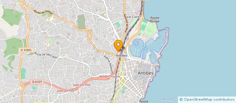 localisation de l'entreprise AZUR MACONNERIE GENERALE à ANTIBES
