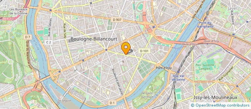 localisation de l'entreprise AZUR MADE à BOULOGNE-BILLANCOURT