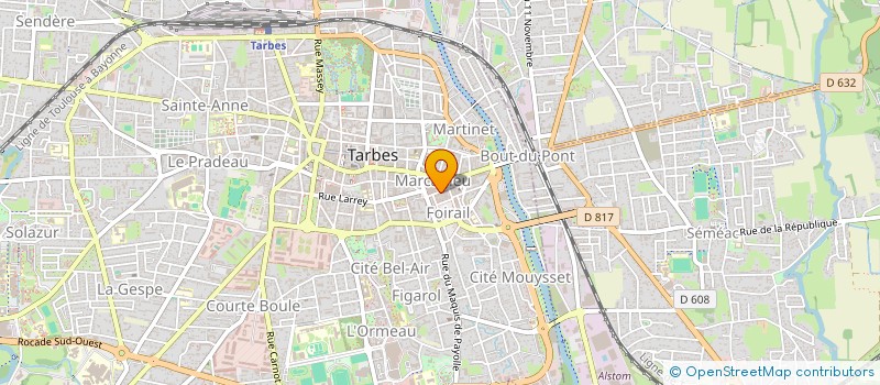 localisation de l'entreprise AZUR MARCADIEU  TARBES