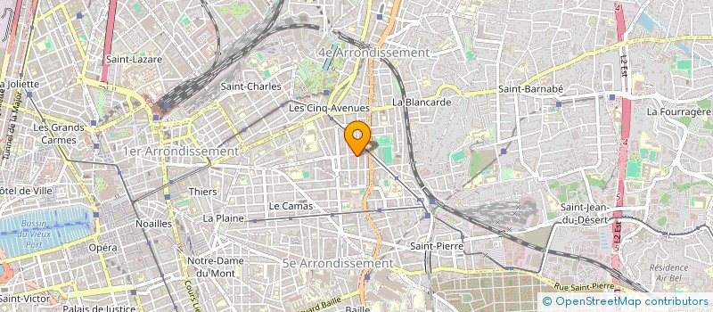 localisation de l'entreprise AZUR MARQUAGE à MARSEILLE
