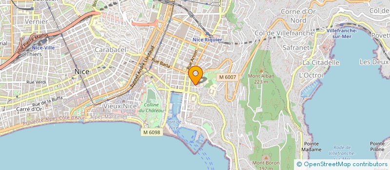 localisation de l'entreprise AZUR MEDICAL HYGIENE à NICE