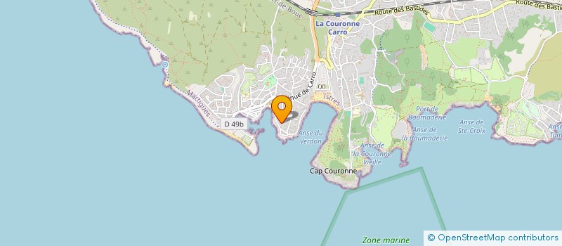 localisation de l'entreprise AZUR MEDITERRANEE  MARTIGUES