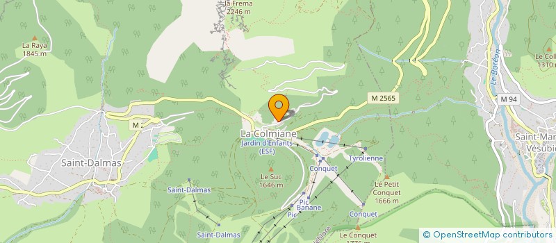 localisation de l'entreprise AZUR MERCANTOUR CENTRAL  VALDEBLORE