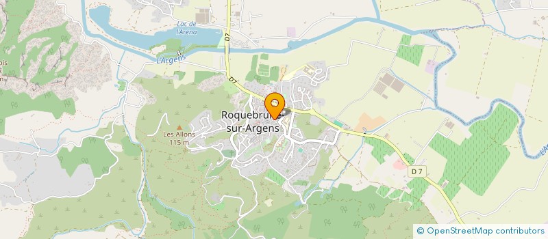 localisation de l'entreprise AZUR MOBIL HOMES à ROQUEBRUNE-SUR-ARGENS