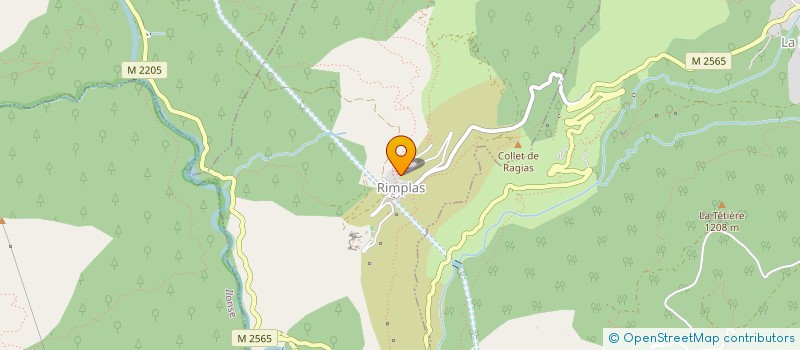 localisation de l'entreprise AZUR MONTAGNE LONGERE SCI à RIMPLAS