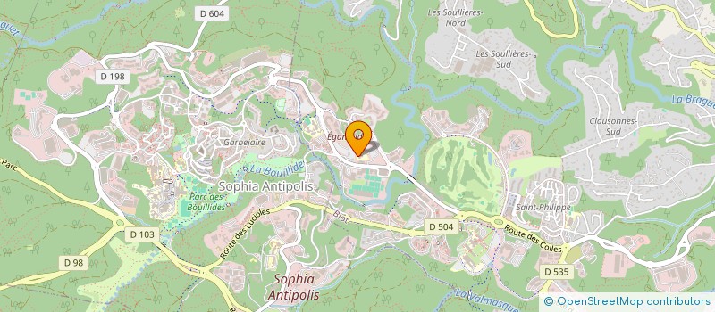 localisation de l'entreprise AZUR MONTESSORI à BIOT