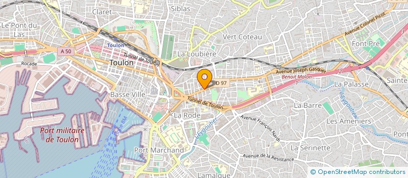 localisation de l'entreprise AZUR MOTO à TOULON