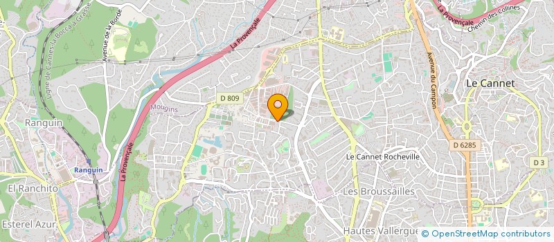 localisation de l'entreprise AZUR MOTO SERVICES  LE CANNET