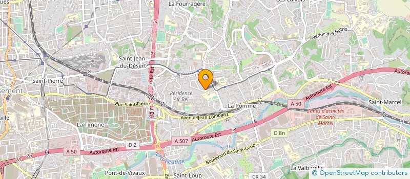 localisation de l'entreprise AZUR MULTI SERVICES  AURIOL