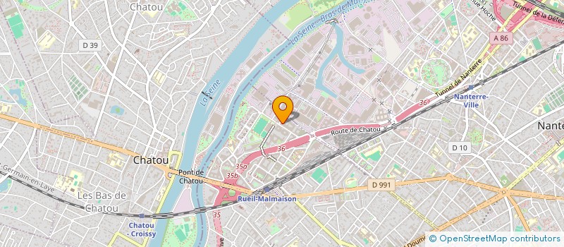 localisation de l'entreprise AZUR N CONSULTING à RUEIL-MALMAISON