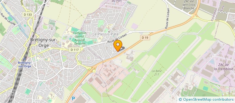 localisation de l'entreprise AZUR NET à LE PLESSIS-PATE