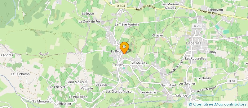 localisation de l'entreprise AZUR NETTOYAGE  COGNY