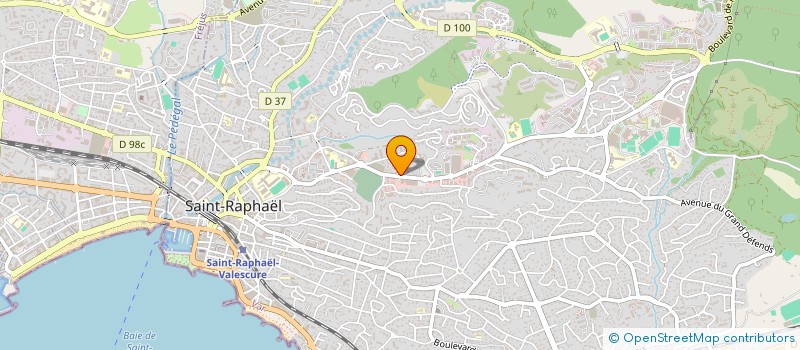 localisation de l'entreprise AZUR NETTOYAGE AUTO  SAINT-RAPHAEL