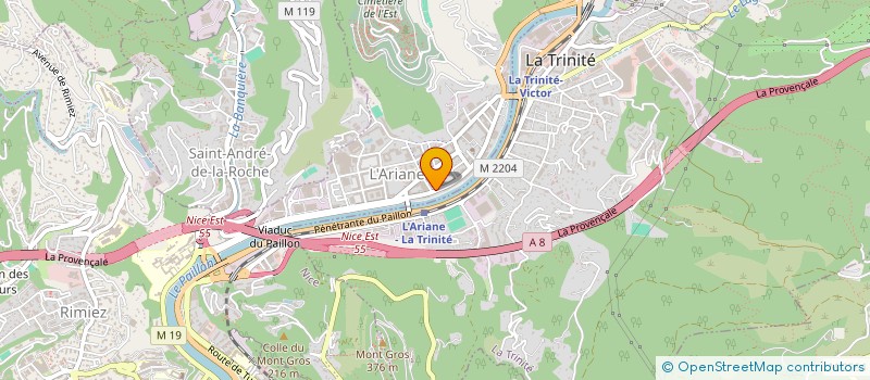 localisation de l'entreprise AZUR.NS.BTP à CAGNES-SUR-MER