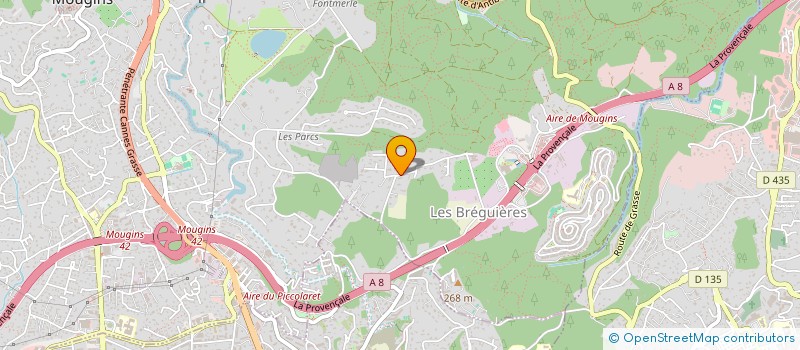 localisation de l'entreprise AZUR'O  MOUGINS