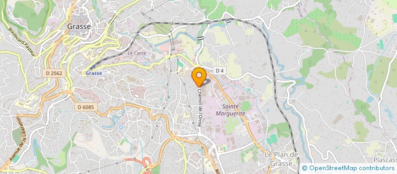 localisation de l'entreprise AZUR OPTIC à GRASSE