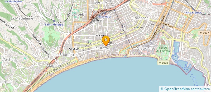 localisation de l'entreprise AZUR PAIN à NICE