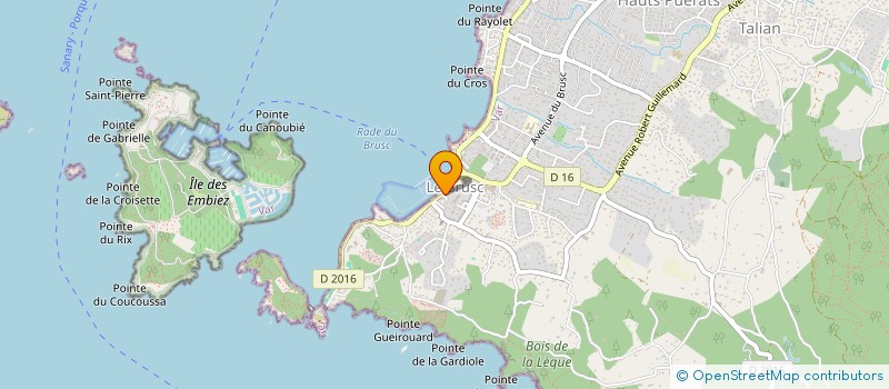 localisation de l'entreprise AZUR PANIFICATION à SIX-FOURS-LES-PLAGES