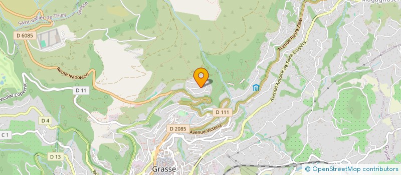 localisation de l'entreprise AZUR PANORAMA SARL à GRASSE