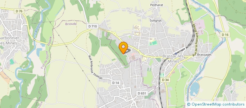 localisation de l'entreprise AZUR PASSION ULM  BRASSAC-LES-MINES