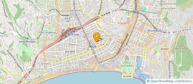 localisation de l'entreprise AZUR PATRIMOINE à NICE