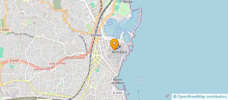 localisation de l'entreprise AZUR PATRIMOINE CONSEIL à ANTIBES