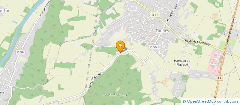 localisation de l'entreprise AZUR PEINTURE  EAUNES