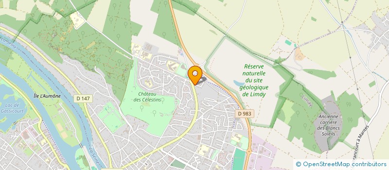 localisation de l'entreprise AZUR PIECES AUTO  LIMAY