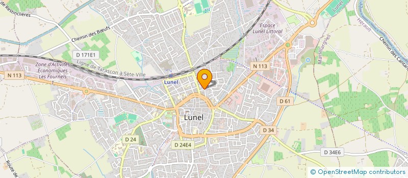 localisation de l'entreprise AZUR PLAC  LUNEL