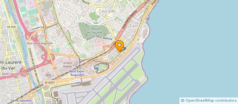 localisation de l'entreprise AZUR PLAC à NICE