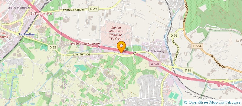 localisation de l'entreprise AZUR PLAISANCE SERVICE MARINE  LA CRAU