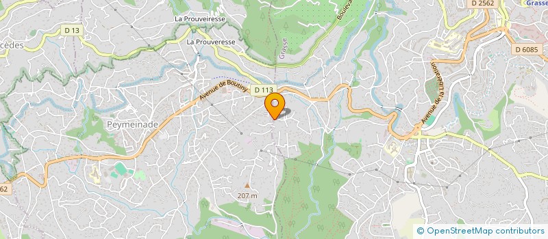 localisation de l'entreprise AZUR PRESTIGE LIMOUSINE  GRASSE